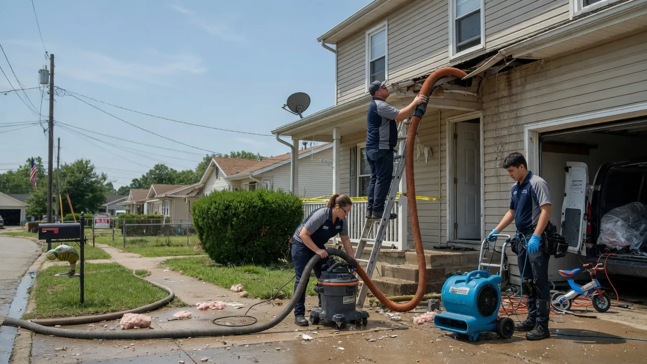 Water Damage Restoration in Jamestown, LA near me